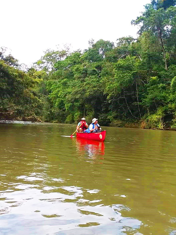 Belize canoeing